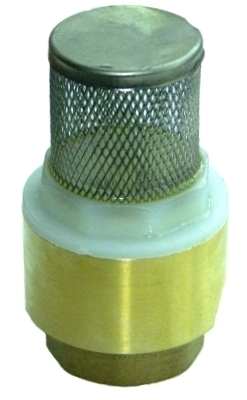 Rückschlag-Fußventil mit Saugkorb aus Nirogeflecht 3/4 (24mm IG) (Bild für) Rückschlag-Fußventil mit Saugkorb aus Nirogeflecht 3/4 (24mm IG)